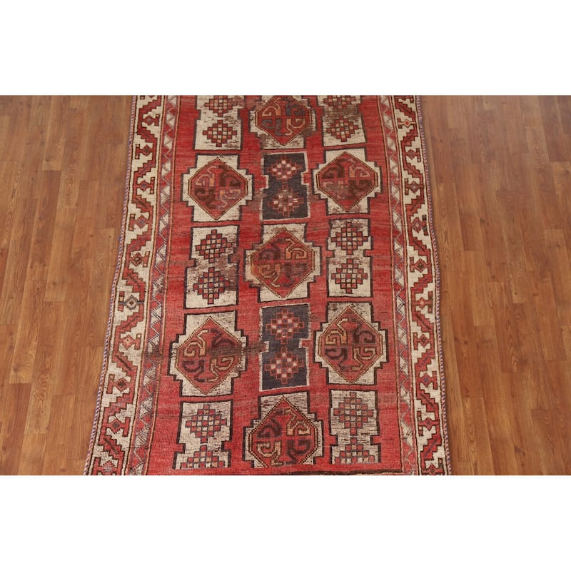 Lori Persian Antique Area Rug Handmade Wool Carpet - 4'3"x 7'5"