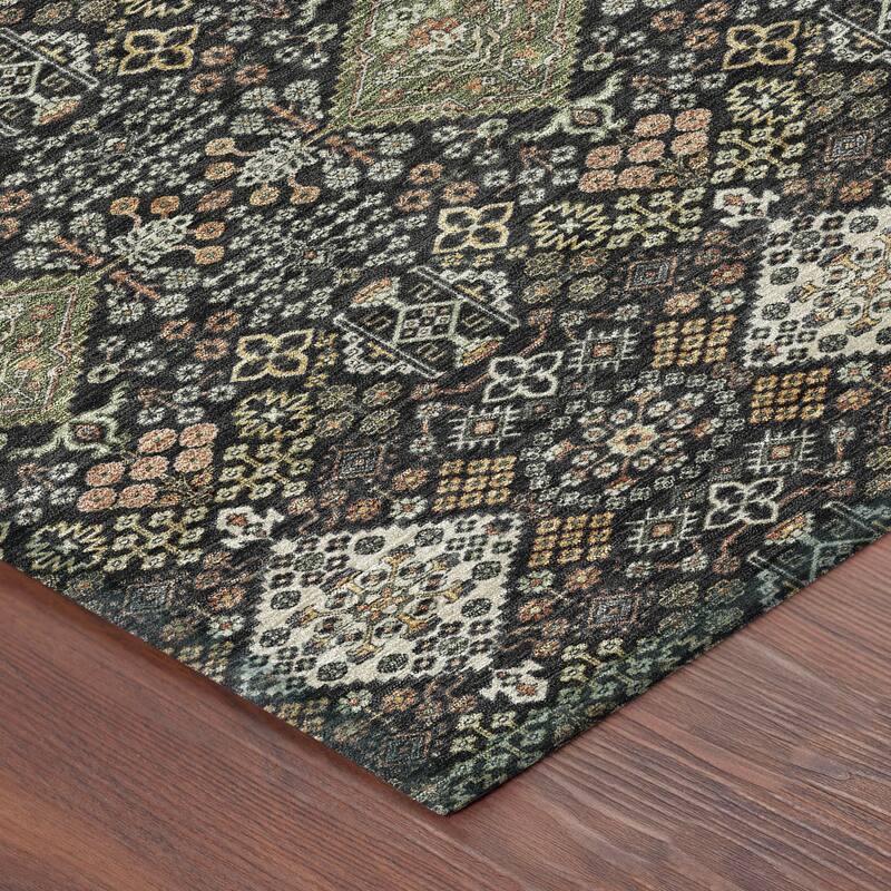 Machine Washable Indoor/ Outdoor Global Flory Chantille Rug