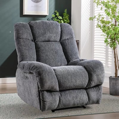 Chenille Power Standard Recliner Chair