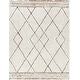 preview thumbnail 5 of 16, Livabliss Freud Moroccan Diamond Area Rug Burnt Orange/Cream - 2' 8" x 7' 3"