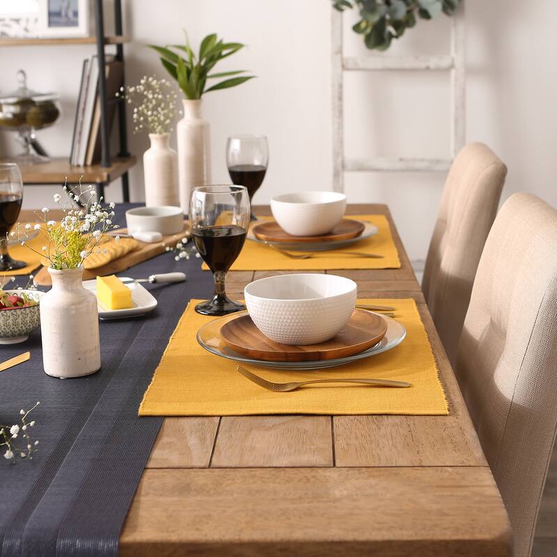 Honey Gold Placemat Set, 13x19", 6 Piece