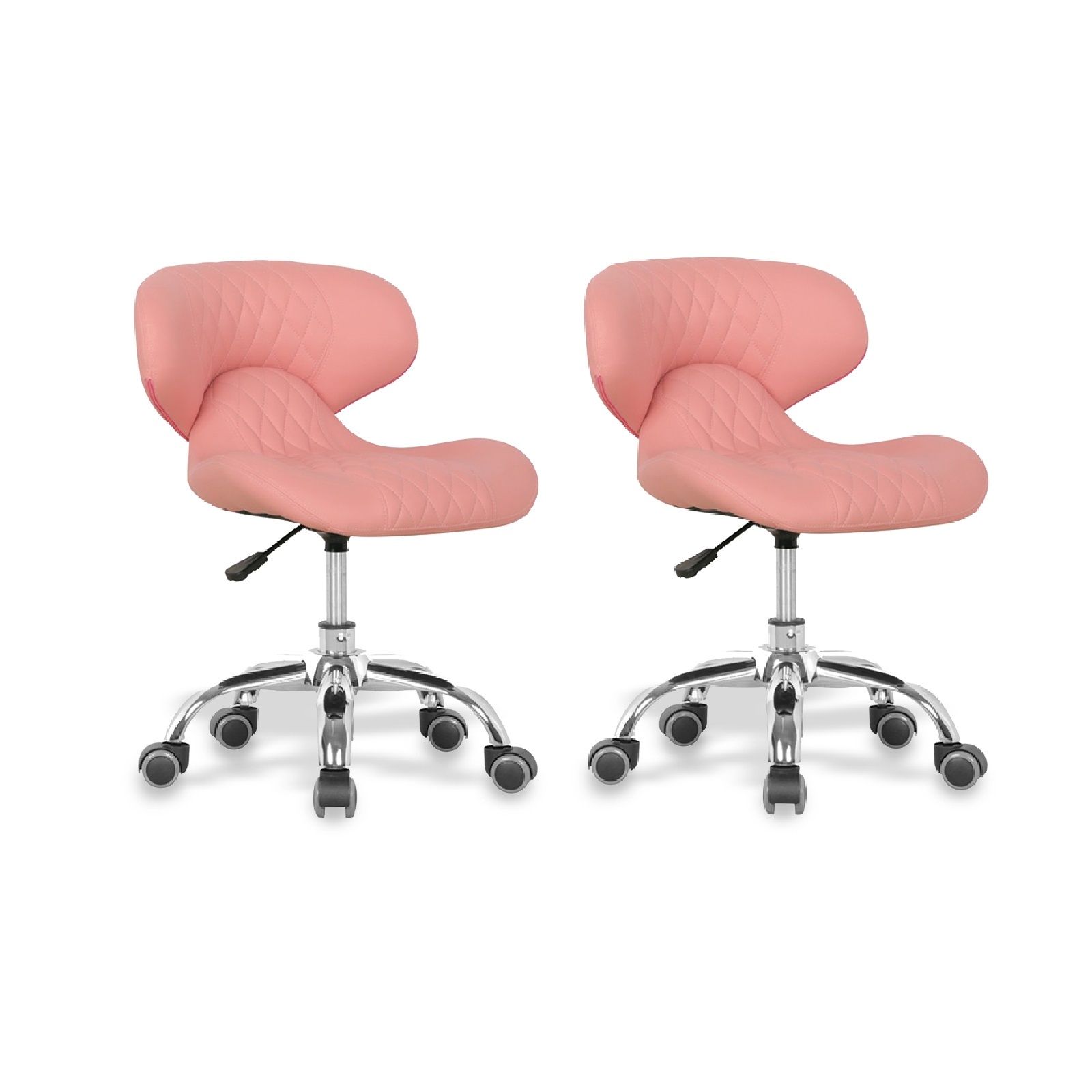 Short rolling shop chair
