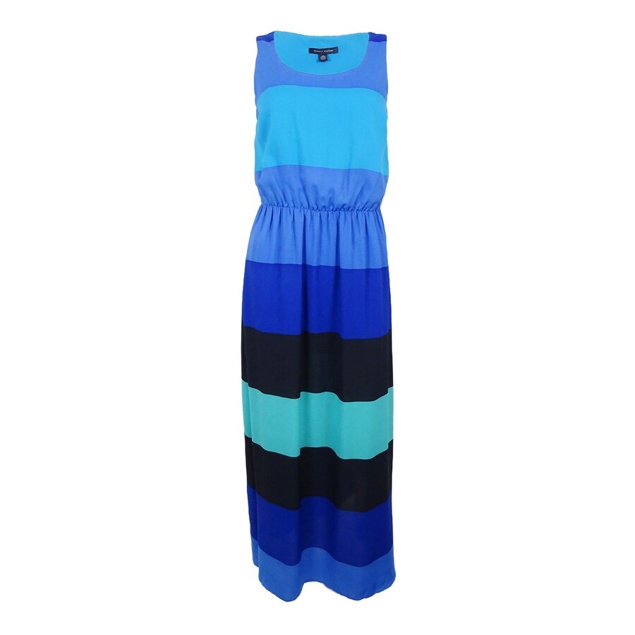 tommy hilfiger striped maxi dress
