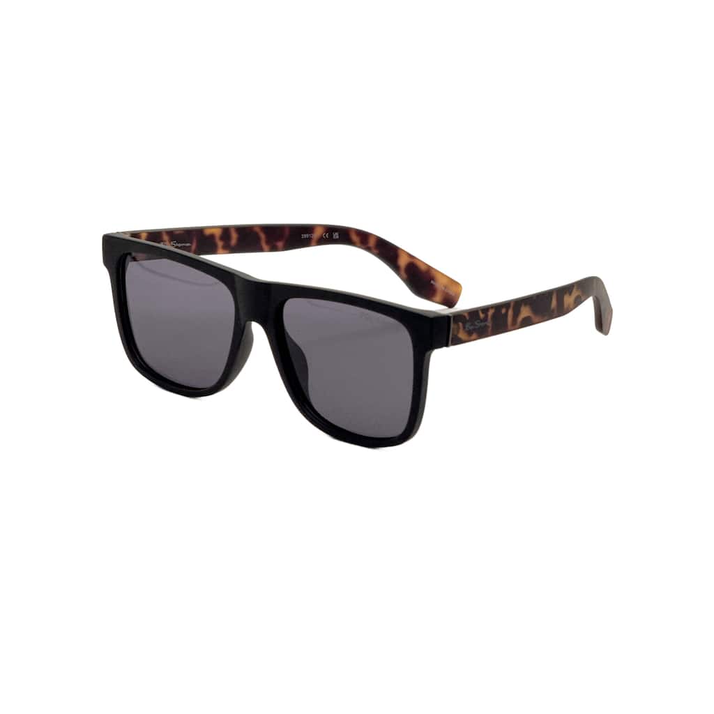 Ben Sherman Men's Louie 56mm Black Polarized Sunglasses