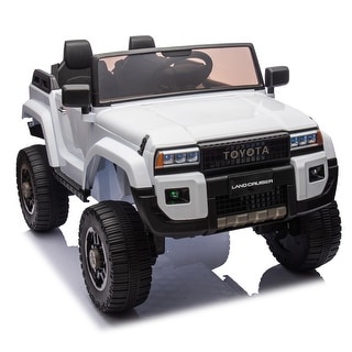 Electric Ride-On Toyota LC250 with 4-Wheel Suspension, Bluetooth, and Remote Control for Kids - 24V Battery Powered