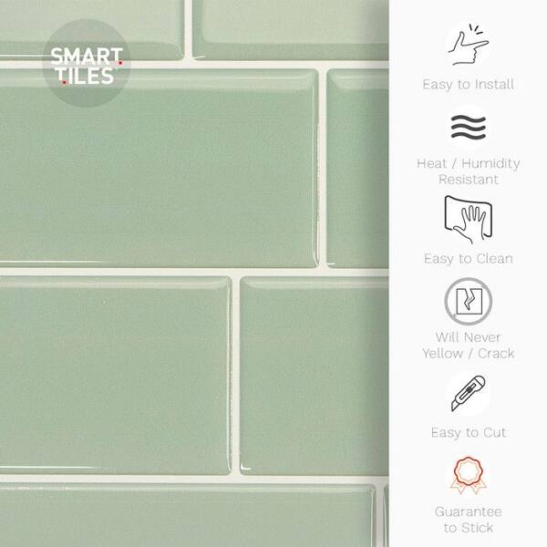 Stick On Smart Wall Tile Backsplash CM80208