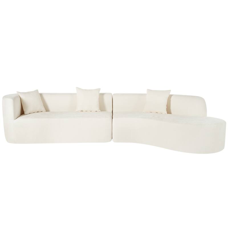 Merax Modern Large 2-Piece Sectional Sofa