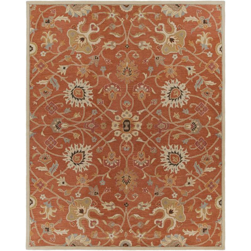 Livabliss Traditional Caesar Floral & Botanical Area Rug