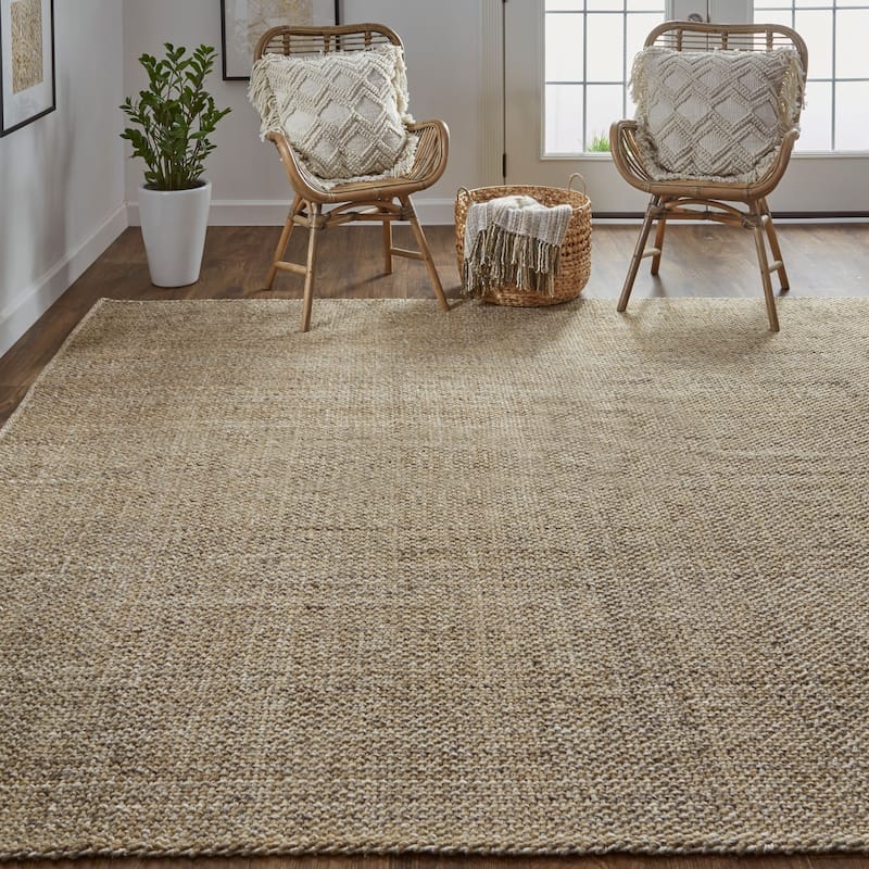 Siona Space Dyed In/Outdoor Flatweave, Dusty Blue, Area Rug