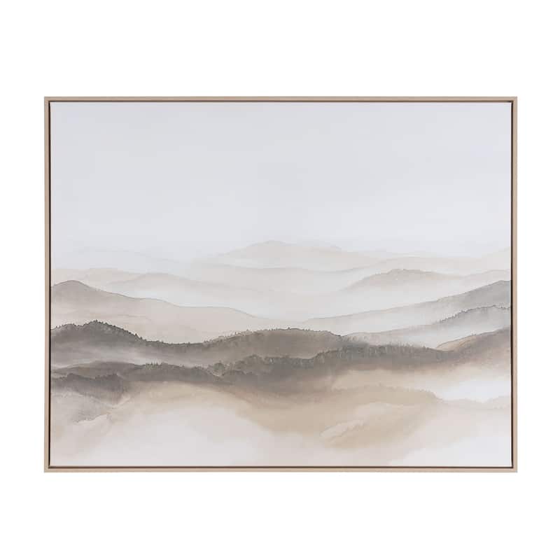 Over the Hills, Hand Painted Canvas