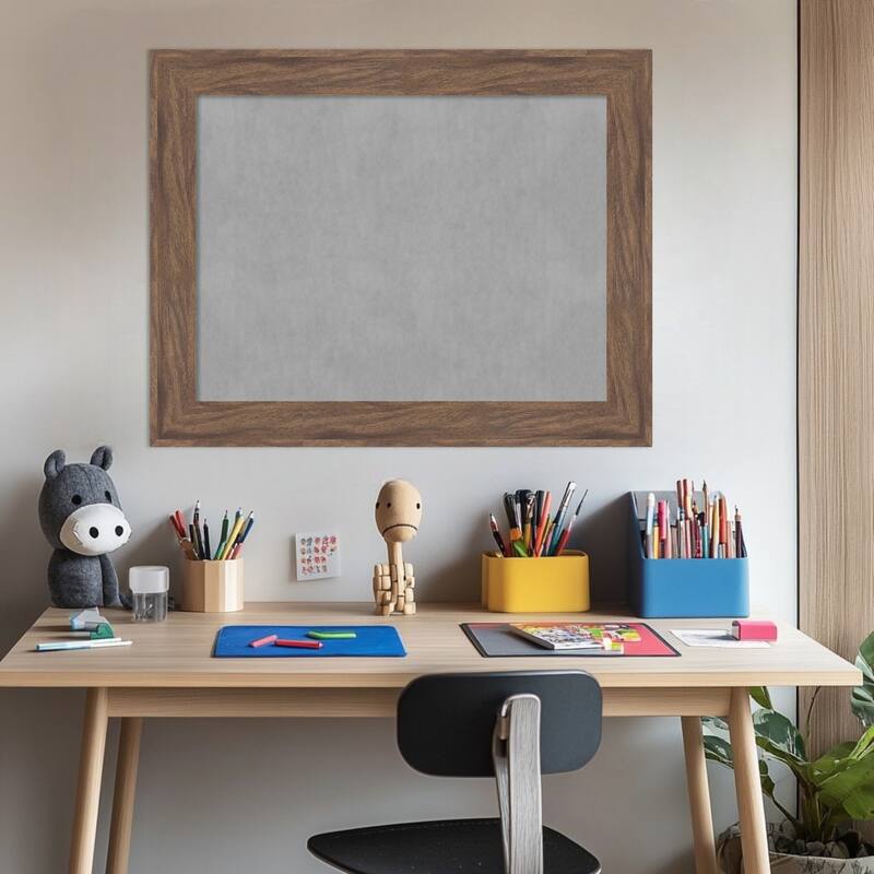 Amanti Art Pia Medium Brown Framed