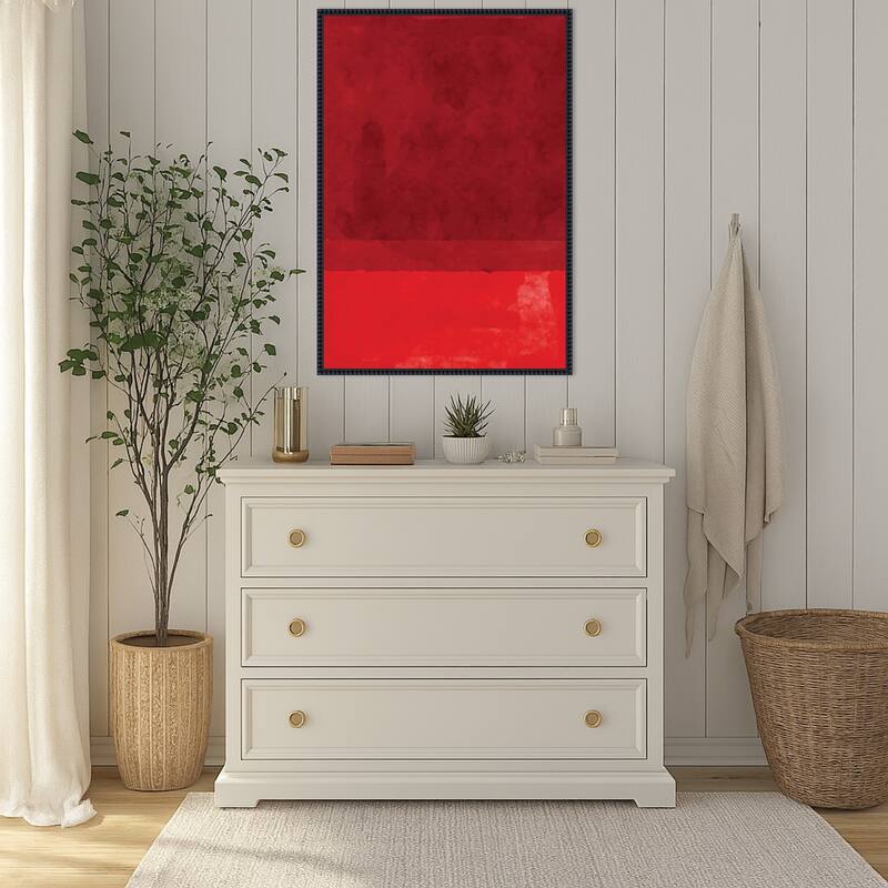 Minimal Watercolor #2 by Jay Stanley Framed Canvas Wall Art Print