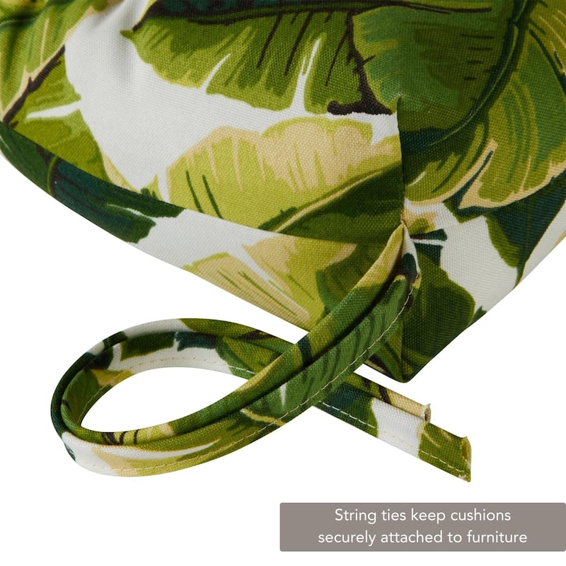 Outdoor Palm Leaves Bench Cushion (Cushion Only)