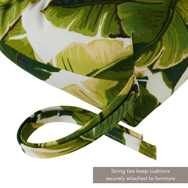44x22-inch Outdoor High-Back Palm Leaf Chair Cushions (Cushion Only)