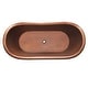 preview thumbnail 4 of 8, Euclid 6' Copper Freestanding Bathtub with Faucet and Drain Kit
