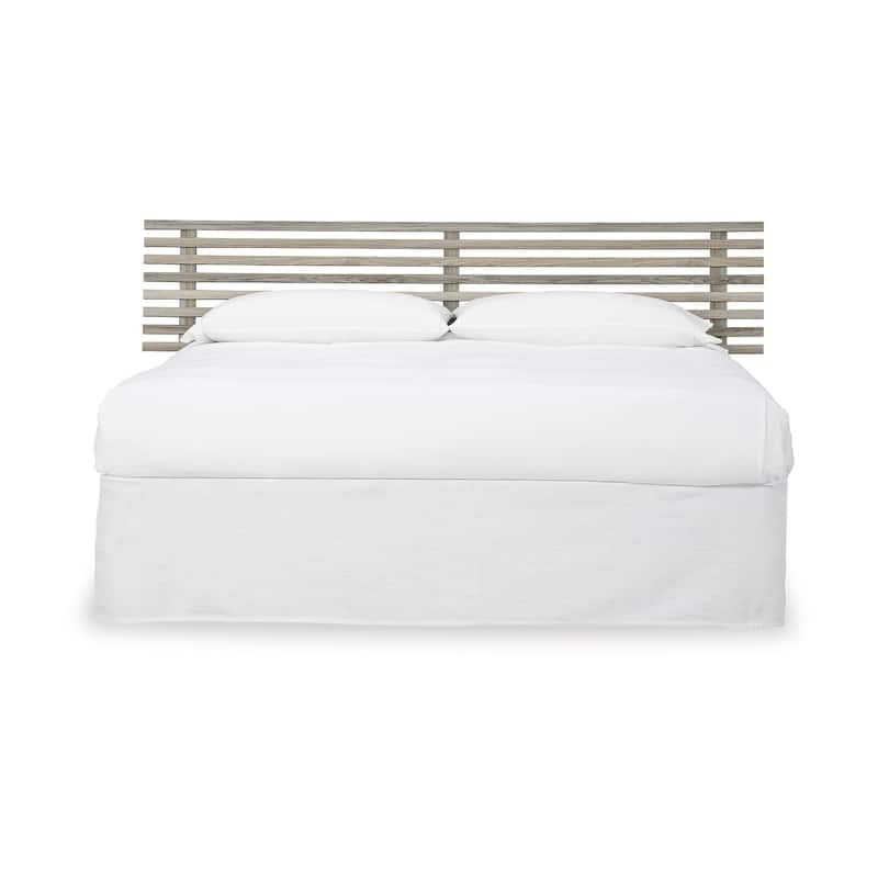 Signature Design by Ashley Hasbrick Tan King Slat Headboard