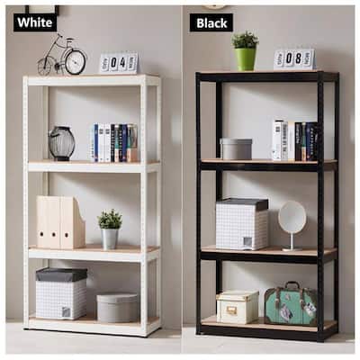 4 Tier Adjustable Garage Storage Shelving Unit Metal Utility Rack