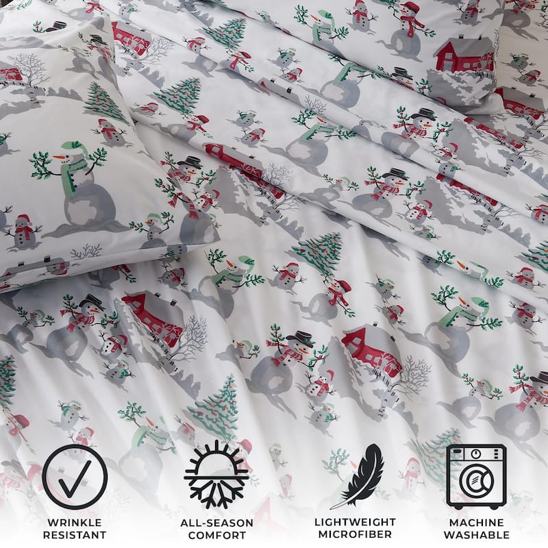 Premium Rustic Lodge Microfiber Sheet Set