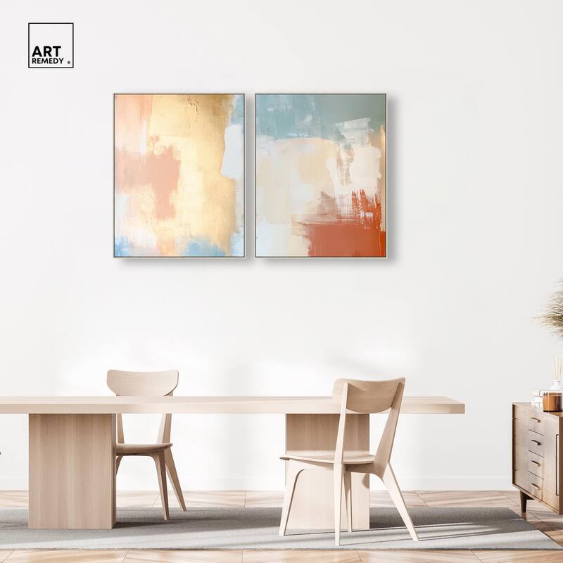 Painted Serenity I Canvas Set of 2 by Art Remedy