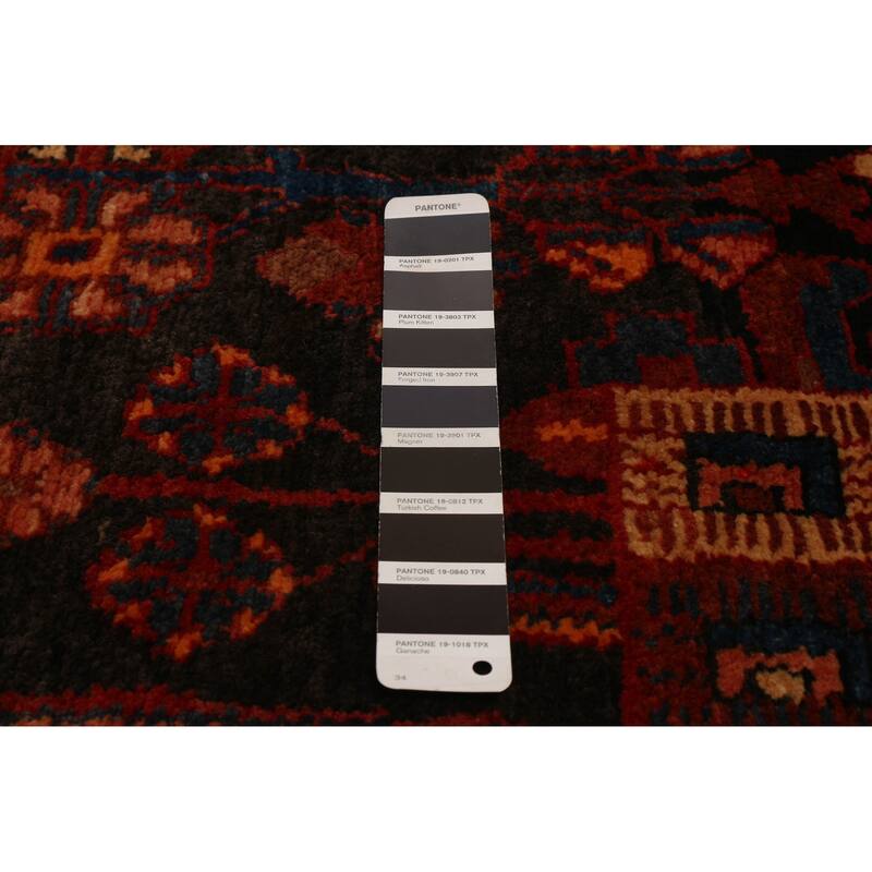 ECARPETGALLERY Hand-knotted Anadol Black Wool Rug - 5'5 x 10'0