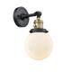 Option Black Antique Brass / Matte White