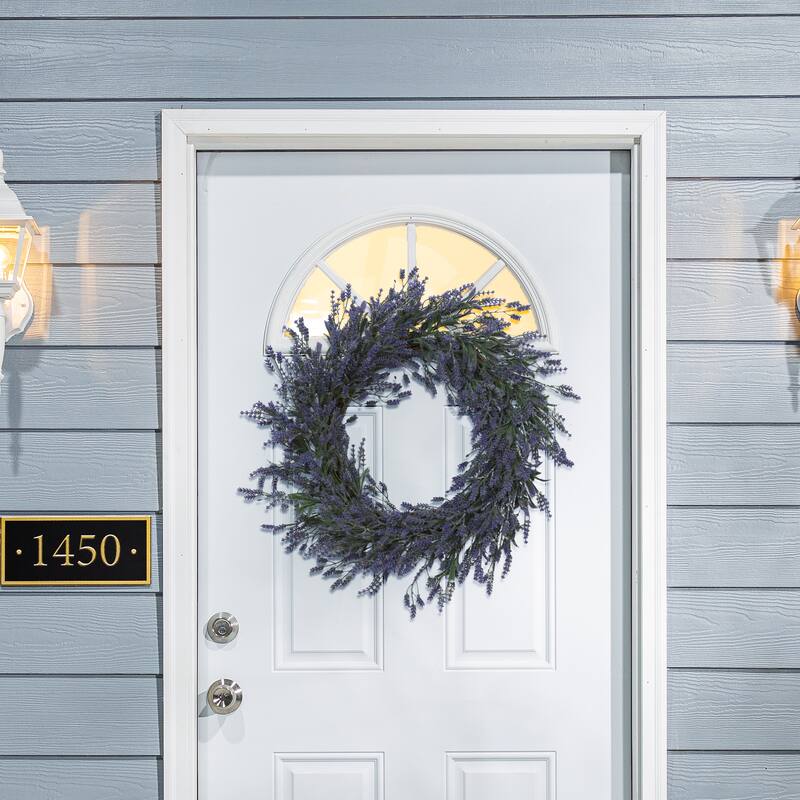 24 in Lavender Wreath