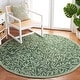preview thumbnail 45 of 128, SAFAVIEH Handmade Jardin Fulga Wool Rug 8' Round - Green - Round