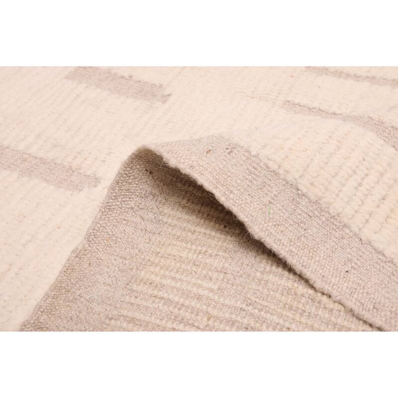 ECARPETGALLERY Hand-knotted Pak Finest Marrakesh Cream Wool Rug - 7'10 x 10'6