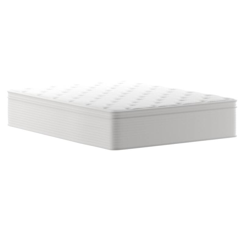 Euro Top Hybrid Pocket Spring & Foam Mattress in a Box with Edge Support