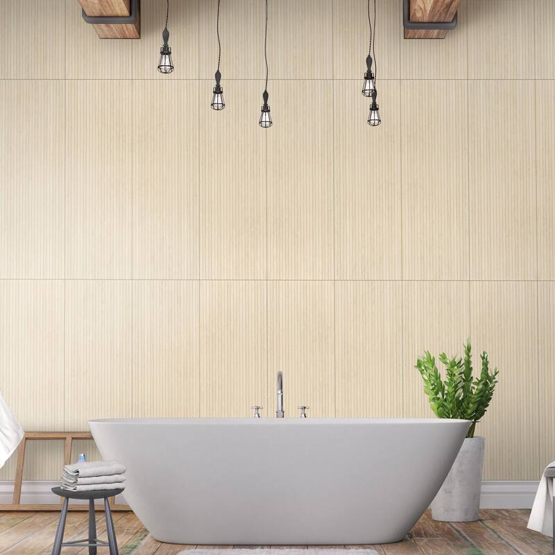 Ackland AKNPTSTR16X48M-CA Striara - 16" x 48" Ceramic Wood Look Linear