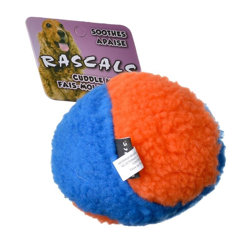 fleece ball dog toy