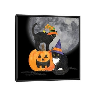 iCanvas quot Fright Night Friends I Black Cat quot by Tara Reed Framed Bed