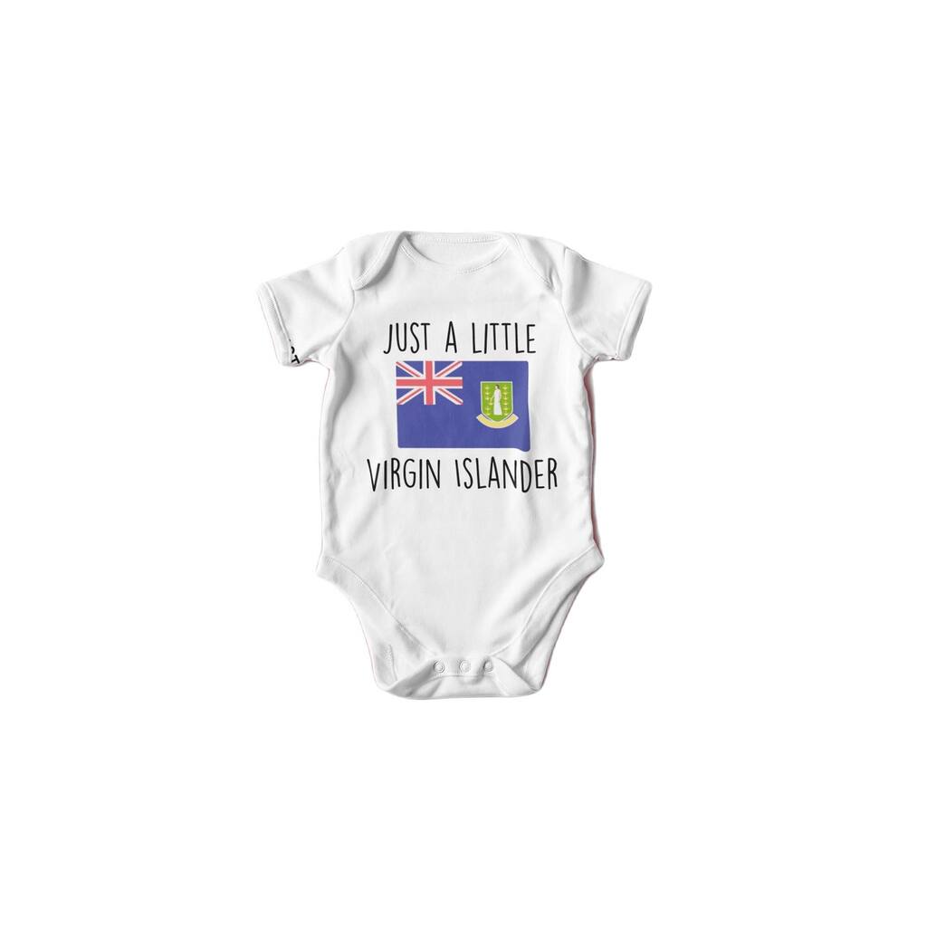 British Virgin Islands - Baby Boy Girl Clothes Infant Bodysuit Funny Cute Newborn