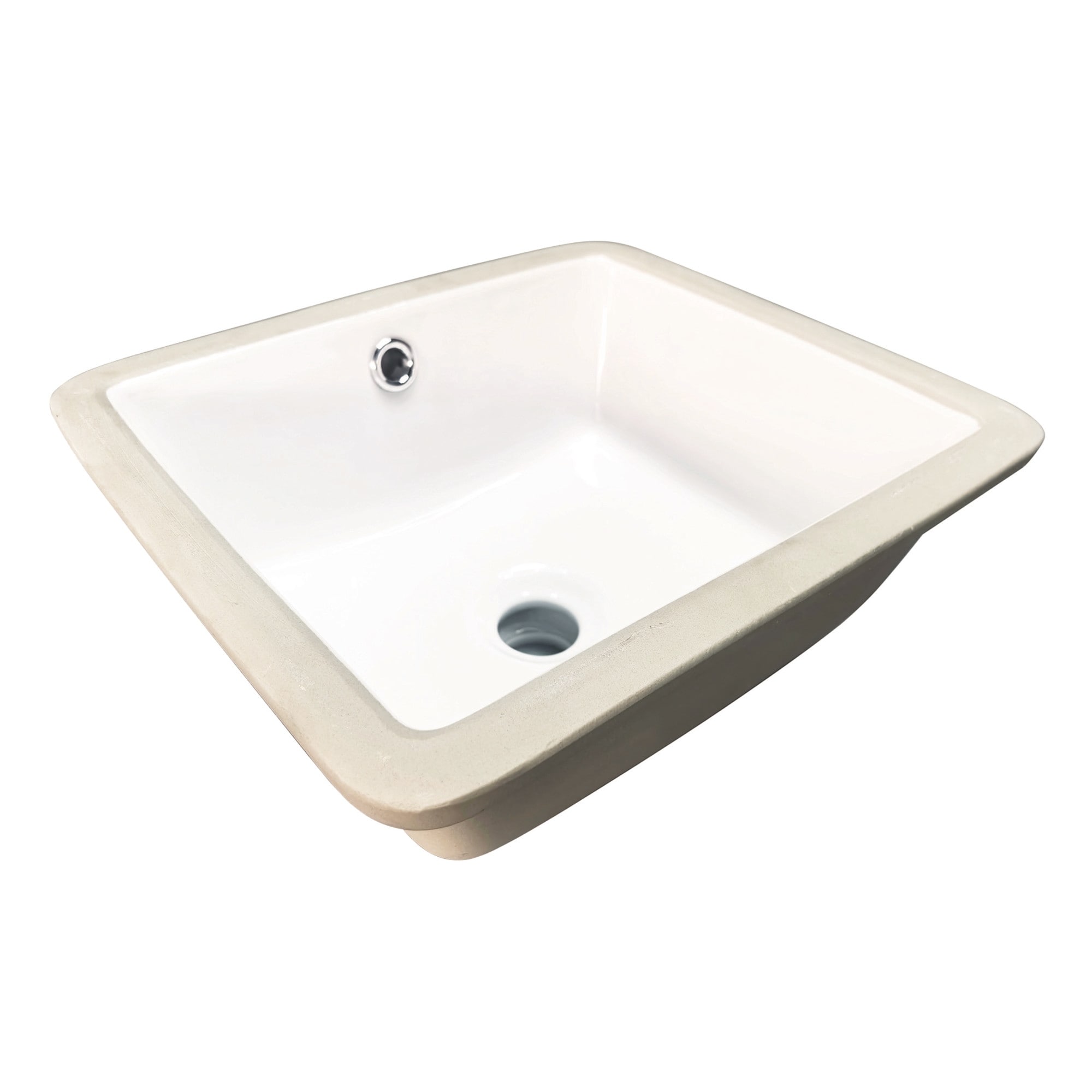 Kingston Brass EVB1412 Linna 14" Rectangular Ceramic Undermount