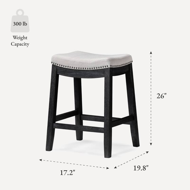 Maven Lane 26" Sophia Backless Counter Height Kitchen Stool