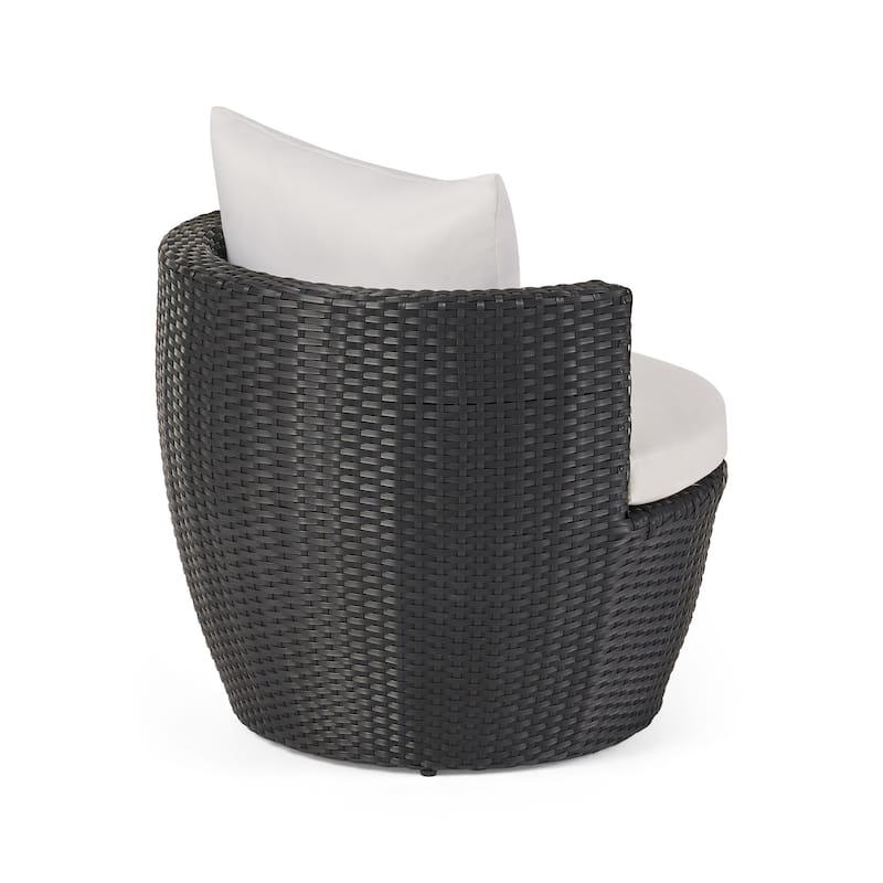 Kono 3-piece Wicker Chat Set by Christopher Knight Home