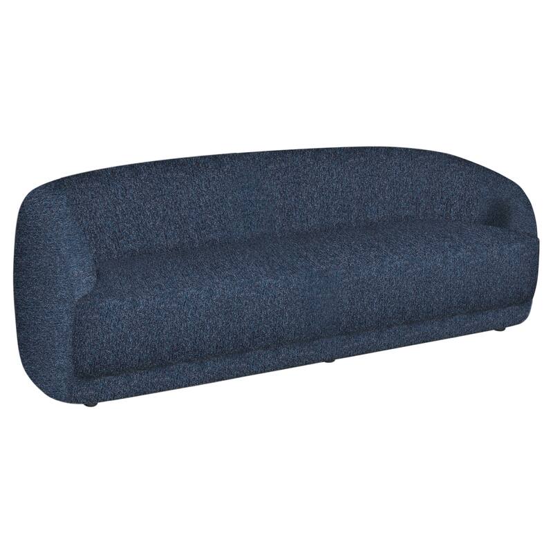 Figueroa 90 in. 3-Seater Sofa with Oval Seat and Slope Arms