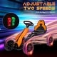 preview thumbnail 2 of 8, 12V Electric Go Kart for Kids - Orange