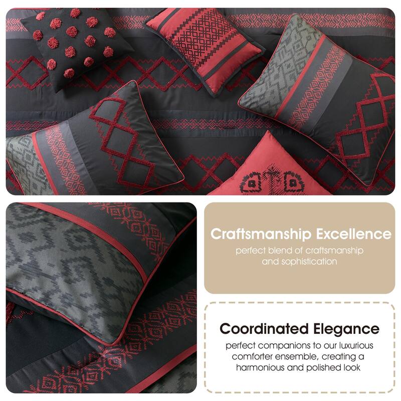 Nanshing Trina Embroidered 7-Piece Comforter Set