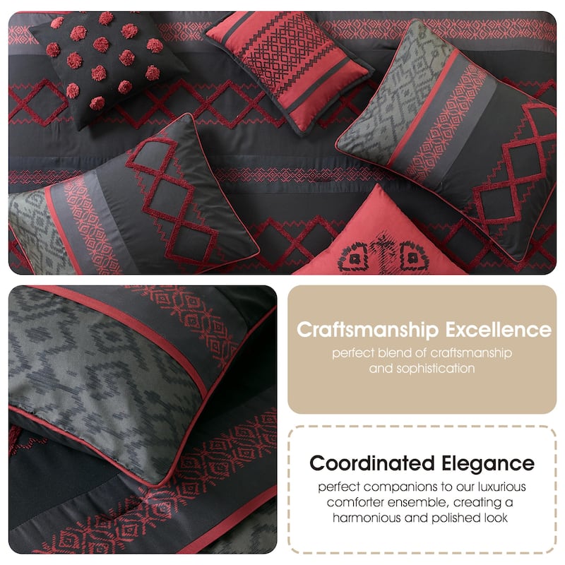 Nanshing Trina Embroidered 7-Piece Comforter Set