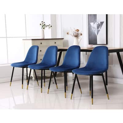 Contemporary Fabric Dining Chairs for Dining Room, Set of 4