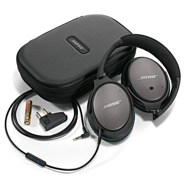Bose Quietcomfort 25 Acoustic Noise Cancelling Headphones For Apple Devices Black Wired 3 5mm Overstock