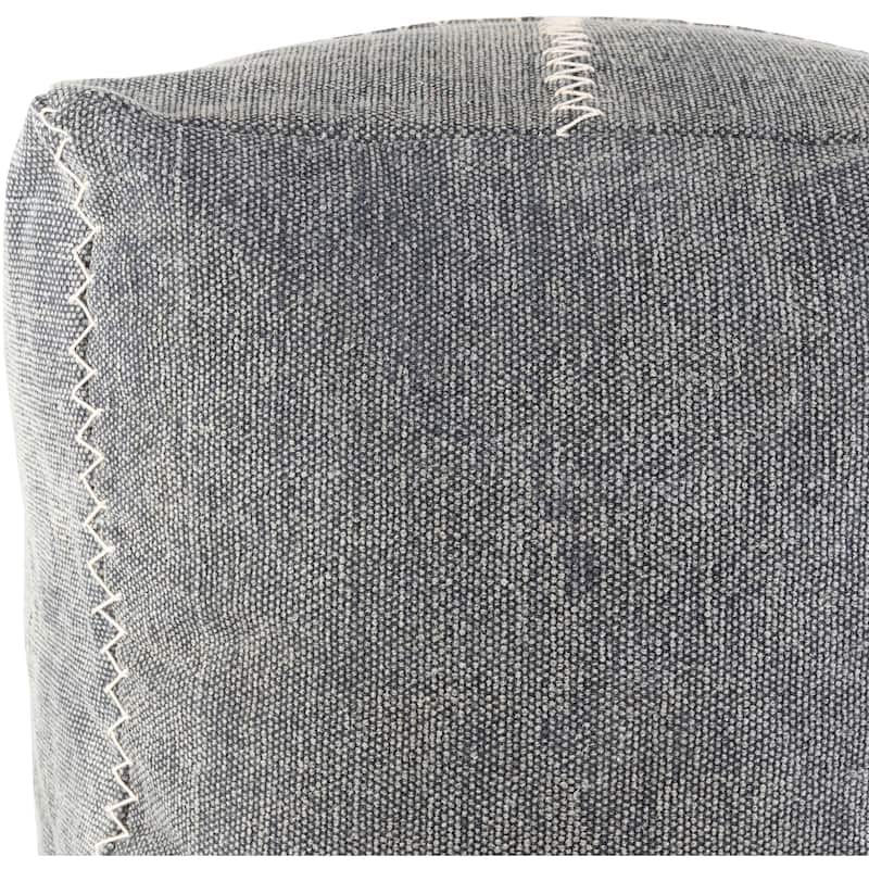 Ema Stitched Cottage Pouf