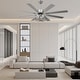 preview thumbnail 4 of 20, Chichoice 65" Industrial Caged Ceiling Fan with Light and Remote, 6-Speed DC Motor Large Ceiling Fan