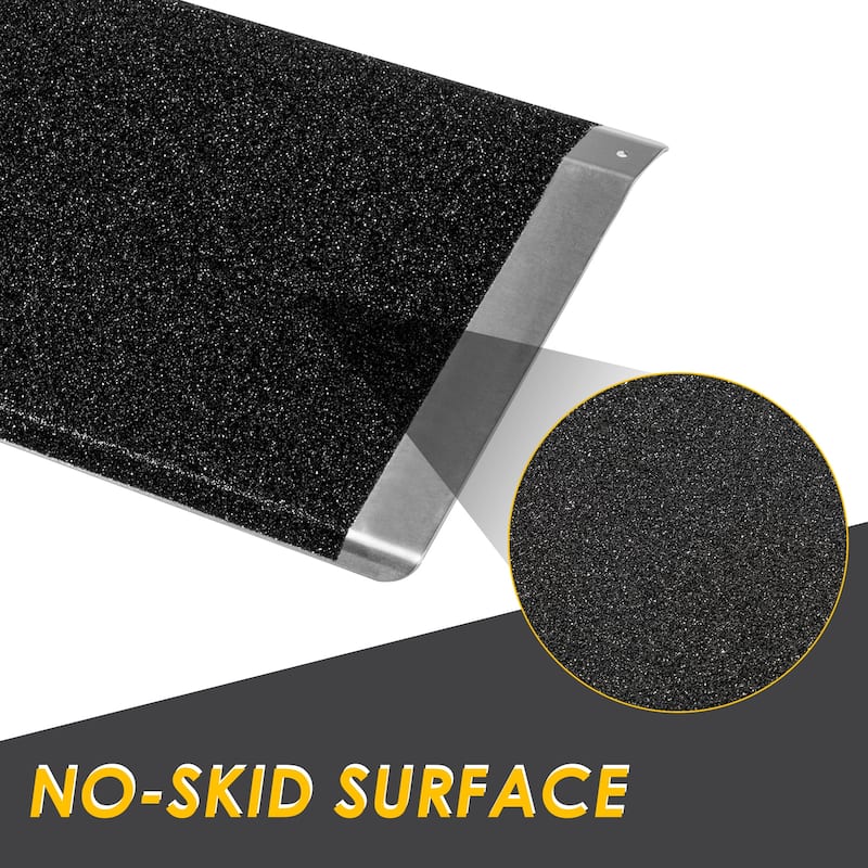 10"x 32" Threshold Ramp Wheelchair Doorway Access Home Door Portable Anti Slip - N/A