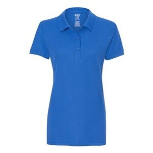 Gildan Premium Cotton Women's Double Pique Sport Shirt - Royal - S