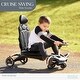 preview thumbnail 5 of 6, Evolur Cruise Swing Rider Scooter in Black