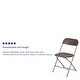 preview thumbnail 22 of 104, 10 Pack 650 lb. Capacity Premium Plastic Folding Chair