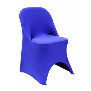 Shop Folding Spandex Chair Cover Fits Metal Or Samsonite Folding Chairs Royal Blue On Sale Overstock 18740373