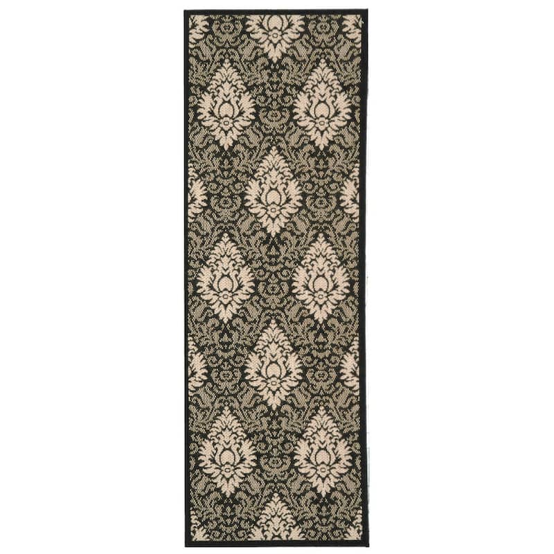 SAFAVIEH Courtyard Willene Boho Indoor/ Outdoor Waterproof Patio Backyard Rug